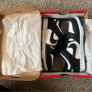 Nike Kids Black and White Sneakers